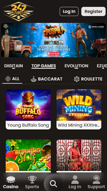 The third image of the app ，Online betting platform with the best betting games with highest cash rewards
